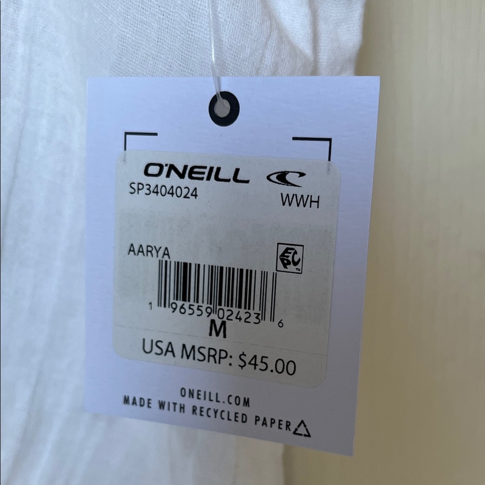 NWT O'Neill Aarya Top with Embroidery - Picture 2 of 10
